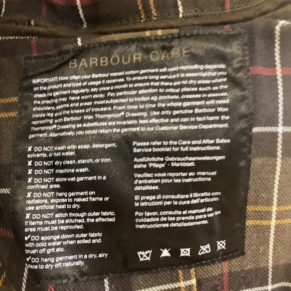 Barbour Defence Cotton Wax Jacket - Picture 5 of 7